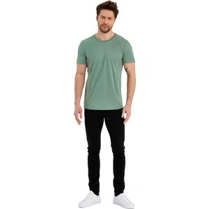 Erkek Spor Reflektör Baskılı Polyester Tişört