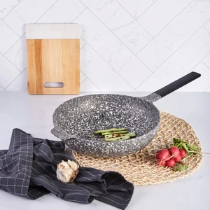 Perge Döküm Wok Tava - 30 cm