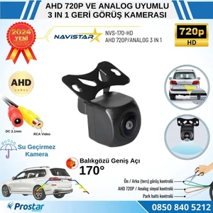 Balıkgözü Ahd 720P ve Analog Çevirilebilir 170 Derece Geniş