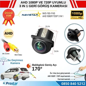 Ahd 1080P ve 720P Çevrilebilir 170 Derece Balıkgözü Geniş A