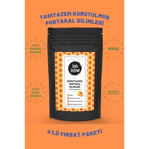 TadıTazem Kurutulmuş Portakal Dilimleri 50 gr. X 4 ADET