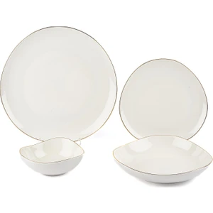 Mikasa Moor Triangular Gold 24 Parça Yemek Takımı