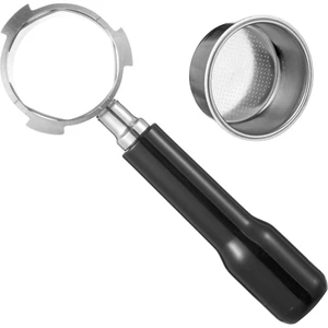 51MM Dipsiz Portafilter, 1 Bardak Filtre Sepetli Delonghi Espresso Makinelerine Uyumludur (Yurt Dışından)