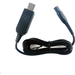 Adet A00390 Tıraş Makinesi Şarj Güç Kablosu 4.3 V 70MA USB Güç Şarj Kablosu Philips Için RQ310 RQ330 S300 S510 S1010 S1203 (Yurt Dışından)
