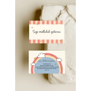 Paytak Moda Çift Yön Kargo Paketleme Teşekkür Kartı Thank You Cart PYTKTSKK33