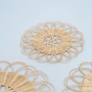 Rattan Üçlü El Yapımı Duvar Süsü