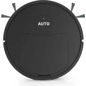 Otomatik Robot Temizleyici 3 In 1 Akıllı Süpürge Robotlu Süpürge Tembel Ev Temizlik Kablosuz Süpürge Robotu, Siyah A (Yurt Dışından)