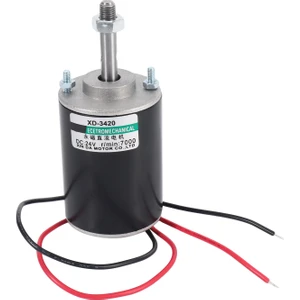 XD-3420 30W Yüksek Hızlı Cw/ccw Kalıcı Mıknatıslı Dc Motor Diy Jeneratör Için (Dc 12V 3000RPM) (Yurt Dışından)