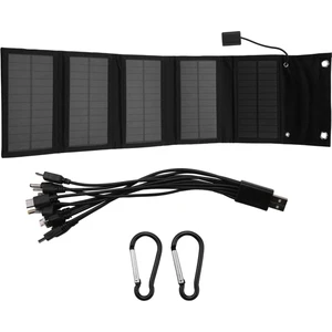 12W Katlanabilir USB Güneş Paneli Güneş Pili Taşınabilir Katlanır Su Geçirmez Güneş Paneli Şarj Cihazı Cep Telefonu Kamp Yürüyüş Için (Yurt Dışından)