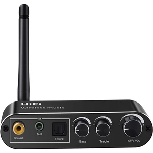 Dijital-Analog Dönüştürücü Bluetooth 5.1 Alıcı Dac Optik/koaksiyel - Aux 3,5 mm Ses Çıkışı, Ses Seviyesi Kontrollü (Yurt Dışından)
