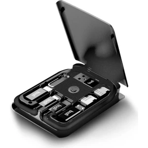 Budı Çok Fonksiyonlu Evrensel Akıllı Adaptör Kartı Saklama Kutusu 15W Kablosuz Şarj Xiaomi Seyahat Için Taşınabilir Saklama Çantası (Yurt Dışından)