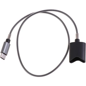 Vuse Alto Manyetik Şarj Kablosu Için C Tipi Arayüz Şarj Kablosu Evrensel Tasarım 45CM (Gri Tip-C) (Yurt Dışından)