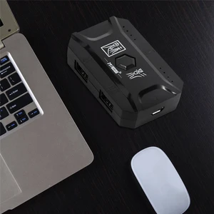 Tak ve Çalıştır Gamepad Pubg Mobil Denetleyici Oyun Klavyesi Fare Dönüştürücü Bluetooth 5.0 Android Için Ios Adaptörü (Yurt Dışından)