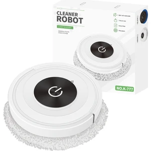 Sessiz Dokunuşlu Paspas Robotu Süpürme Islak ve Kuru Hepsi Bir Arada Temizleme Makinesi Akıllı Ev Aletleri Elektrikli Süpürge (Beyaz) (Yurt Dışından)