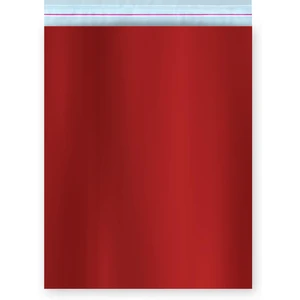 Ambalaj Pazarı Bantlı Metalize Lüks Hediye Paketi Kırmızı 35X50 cm - 50 Adet