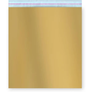 Ambalaj Pazarı Bantlı Metalize Lüks Hediye Paketi Gold 30X35 cm - 50 Adet
