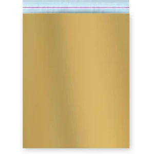Ambalaj Pazarı Bantlı Metalize Lüks Hediye Paketi Gold 35X50 cm - 50 Adet