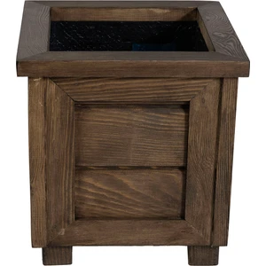 Kaf Ahşap Dekoratif Ahşap Saksı - Küçük Boy