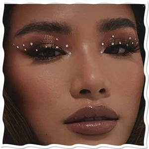 Yuvarlak Model Işıltılı Yüz Taşı, Vücut Taşı, Sticker Taş, Face Gem, Body Art, Hızma