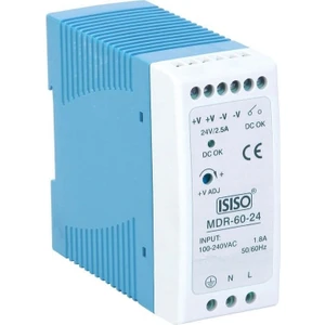 60 W 24VDC 2,5 A Ray Tipi Güç Kaynağı