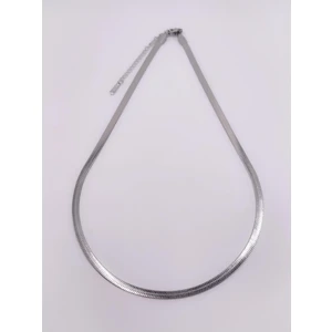 Çelik Kolye İtalyan Zincir Kolye - 316L Paslanmaz Çelik