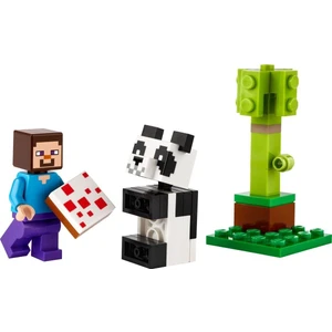 Minecraft 30672 Steve And Baby Panda Polybag (35 Parça)