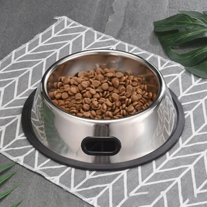Weather Forecast Paslanmaz Çelik 250 ml Gri Kaymaz Taban Kedi Köpek Mama ve Su Kabı CIN569