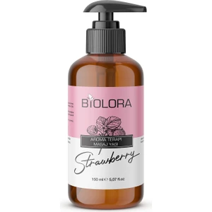 Çilek Aromaterapi Afrodizyak Etkili Vücut Masaj & Spa Yağı 150ML.