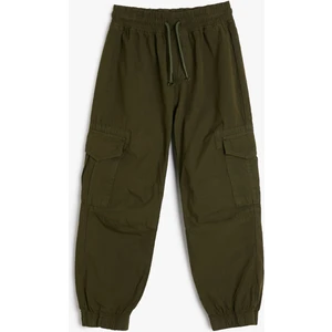 Basic Jogger Pantolon Beli Bağlamalı Pamuklu