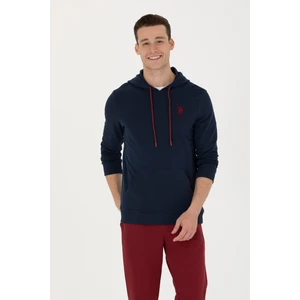 U.S. Polo Assn. Erkek Lacivert Basic Sweatshirt 50269426-VR033