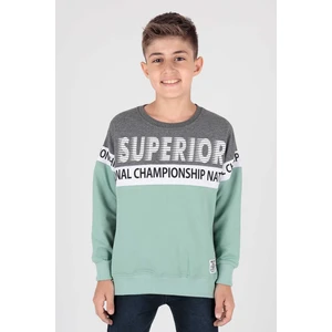 Erkek Çocuk Superior Baskılı Trend Sweatshirt AK15118