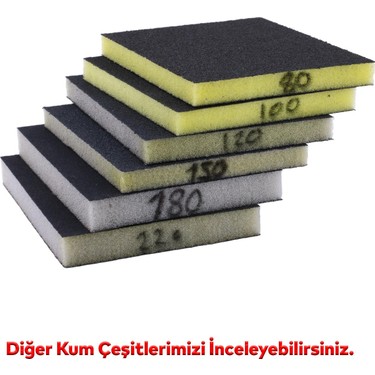 やすし、おまとめ。 Badem10 Yassı Sünger Zımpara 9.5 x 12.5 cm Takoz Blok Flex Fiyatı