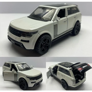 Hepsilazım Die Cast Metal Range Rover Jip 12 cm Oyuncak Araba Çek Bırak Model Araba Kapı Bagaj