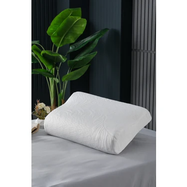 Tago Home Ortopedik Visco 750 GR Yastık Boyun Fıtığı Boyun Düzleşmesi Boyun Destekli Lüks Ortopedik