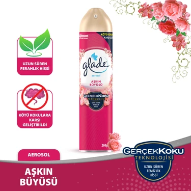 Glade Aerosol Oda Kokusu  Aşkın Büyüsü 300