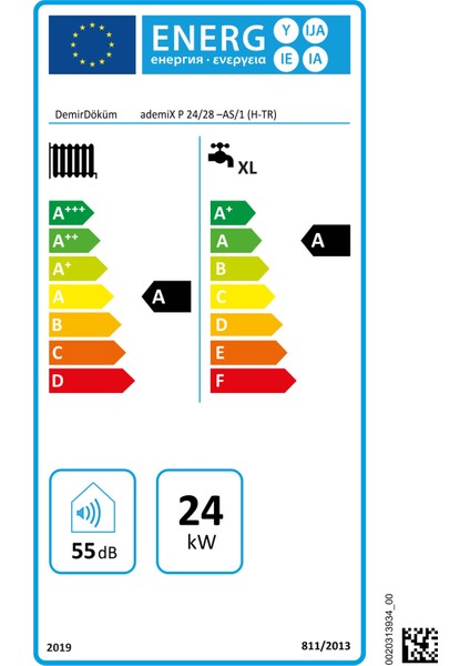 Ademix P24/28 Kw Premix Tam Yoğuşmalı Kombi