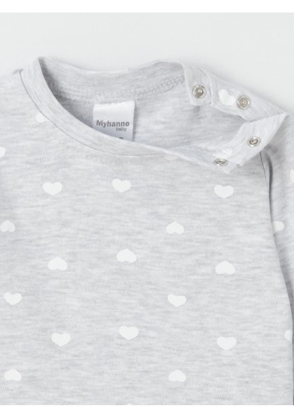 Kalp Desenli 2'li Body 9705 modelleri