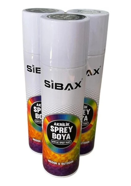 Sprey Boya Parlak Siyah 250 ml 3'lü