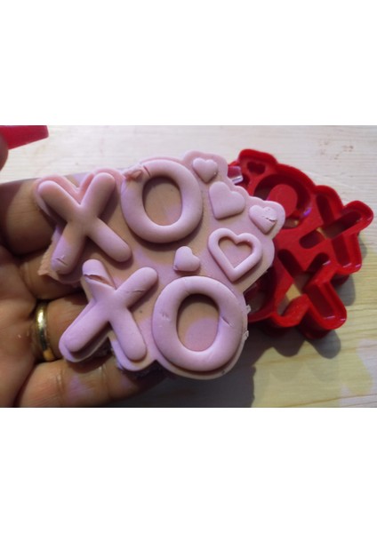 14 Şubat Için Xoxo Kurabiye Kalıbı 7X8CM modelleri