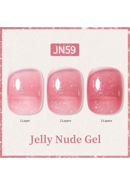 10ML Jelly Nude Seri Kalıcı Oje JN59 (57851-9)