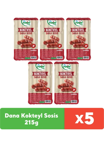 Dana Kokteyl Sosis 215 gr x 5 Adet