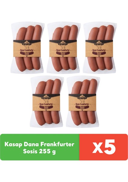 Kasap Dana Frankfurter Sosis 255 g x 5 adet