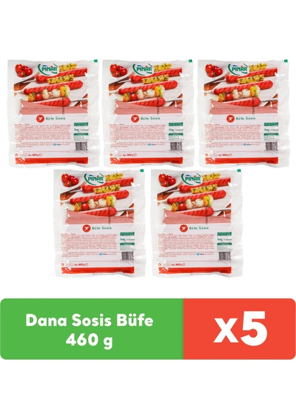 Dana Sosis Büfe 460 gr x 5 Adet