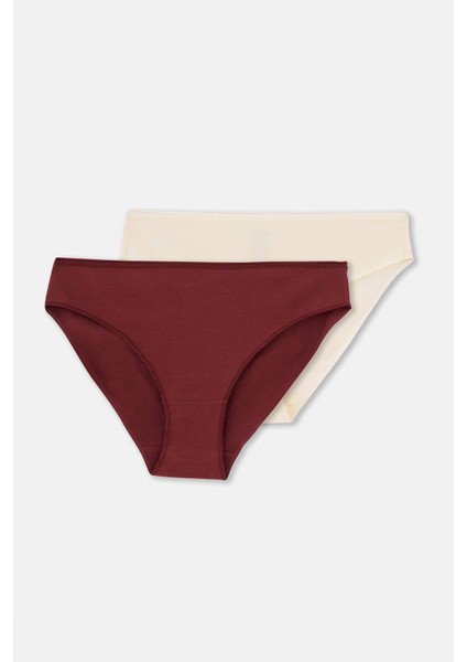 Karışık Kadın 2'li Pamuklu Brıef