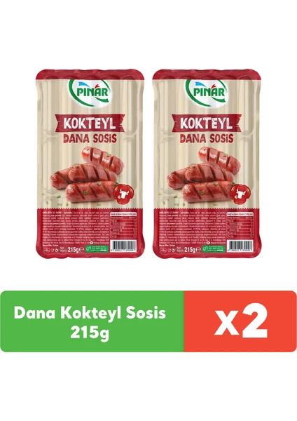 Dana Kokteyl Sosis 215 gr x 2 Adet