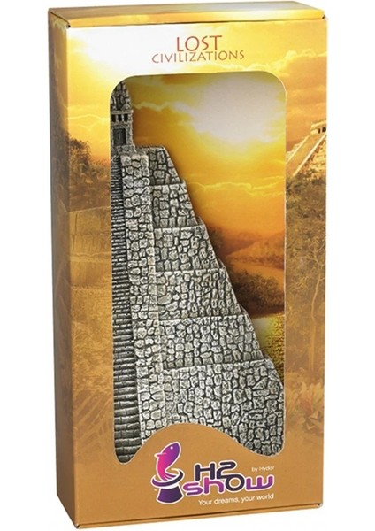 Akvaryum Dekoru Aztek Piramidi 31 x 17 cm fiyatları