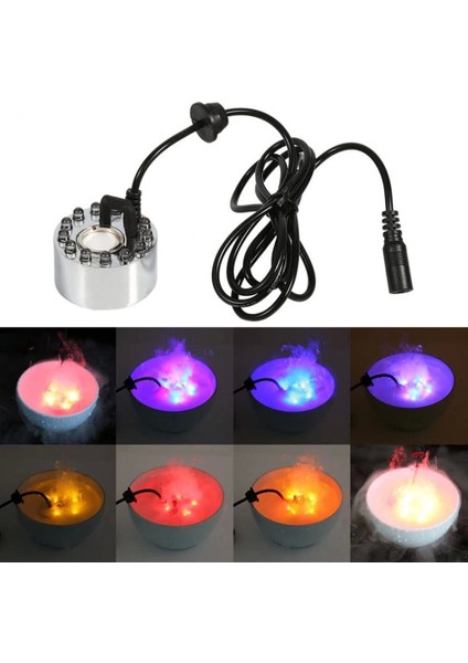 Ultrasonik Sis-Buhar Makinesi Hava Nemlendirici Atomizer Işıklı M-10L