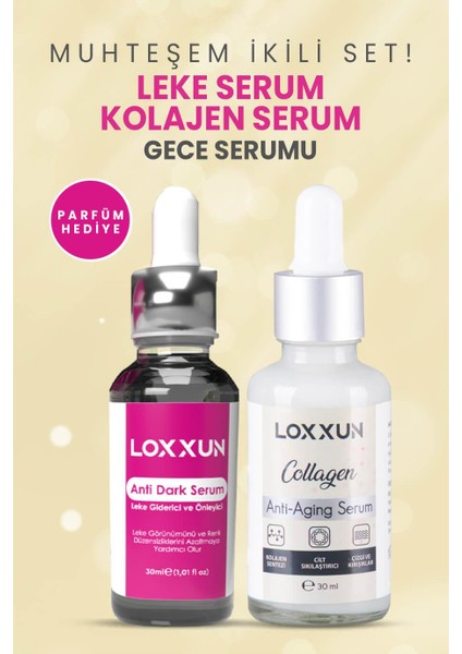 Leke Serum ve Kolajen Serum Seti