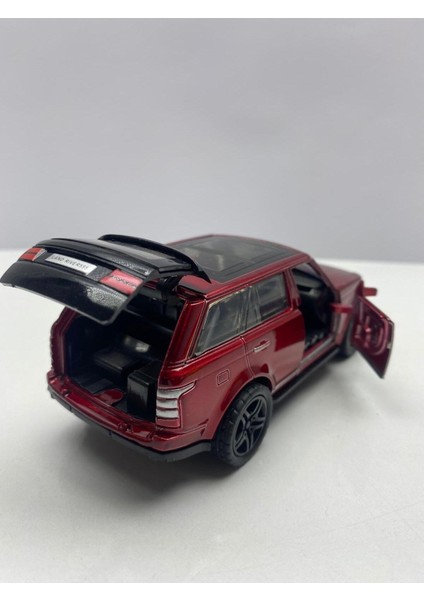 Diecast, Metal Oyuncak Araba Range Rover Jip 12 cm Çek Bırak Model Araç