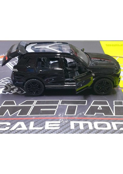 Metal Model Araba Ix Bmw Jip X7 Çek Bırak Oyuncak I x 12 cm